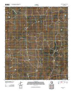 Adams NW Texas Historical topographic map, 1:24000 scale, 7.5 X 7.5 Minute, Year 2010