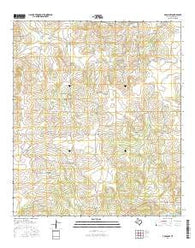 Adams NW Texas Current topographic map, 1:24000 scale, 7.5 X 7.5 Minute, Year 2016