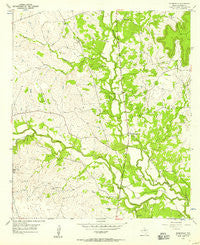 Adamsville Texas Historical topographic map, 1:24000 scale, 7.5 X 7.5 Minute, Year 1954