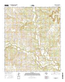 Adamsville Texas Current topographic map, 1:24000 scale, 7.5 X 7.5 Minute, Year 2016