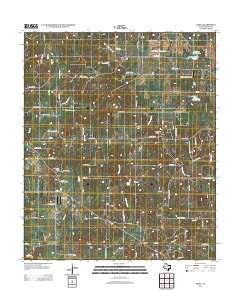 Adell Texas Historical topographic map, 1:24000 scale, 7.5 X 7.5 Minute, Year 2012