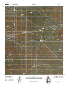 Adobe House Tank Texas Historical topographic map, 1:24000 scale, 7.5 X 7.5 Minute, Year 2010