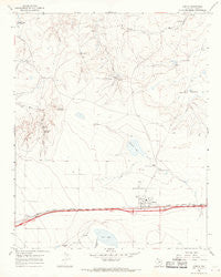 Adrian Texas Historical topographic map, 1:24000 scale, 7.5 X 7.5 Minute, Year 1966