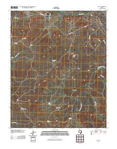 Ady Texas Historical topographic map, 1:24000 scale, 7.5 X 7.5 Minute, Year 2010