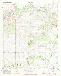 Afton Texas Historical topographic map, 1:24000 scale, 7.5 X 7.5 Minute, Year 1968
