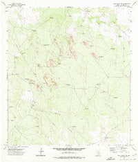 Agua Nueva NW Texas Historical topographic map, 1:24000 scale, 7.5 X 7.5 Minute, Year 1972