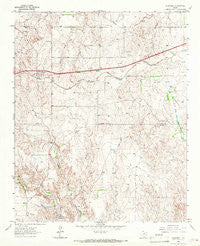 Alanreed Texas Historical topographic map, 1:24000 scale, 7.5 X 7.5 Minute, Year 1963