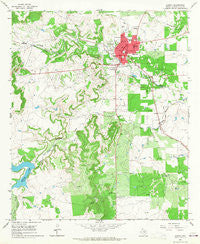 Albany Texas Historical topographic map, 1:24000 scale, 7.5 X 7.5 Minute, Year 1965