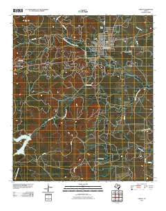 Albany Texas Historical topographic map, 1:24000 scale, 7.5 X 7.5 Minute, Year 2010
