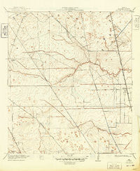 Aldine Texas Historical topographic map, 1:31680 scale, 7.5 X 7.5 Minute, Year 1919