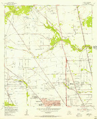 Aldine Texas Historical topographic map, 1:24000 scale, 7.5 X 7.5 Minute, Year 1954