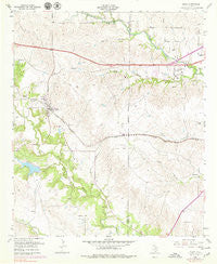 Aledo Texas Historical topographic map, 1:24000 scale, 7.5 X 7.5 Minute, Year 1955
