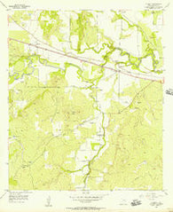 Algerita Texas Historical topographic map, 1:24000 scale, 7.5 X 7.5 Minute, Year 1956
