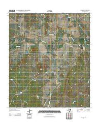 Algerita Texas Historical topographic map, 1:24000 scale, 7.5 X 7.5 Minute, Year 2012