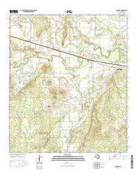 Algerita Texas Current topographic map, 1:24000 scale, 7.5 X 7.5 Minute, Year 2016