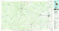 Alice Texas Historical topographic map, 1:100000 scale, 30 X 60 Minute, Year 1985