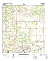 Alice North Texas Current topographic map, 1:24000 scale, 7.5 X 7.5 Minute, Year 2016