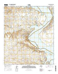 Allen Bend Texas Current topographic map, 1:24000 scale, 7.5 X 7.5 Minute, Year 2016