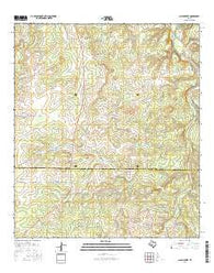 Allen Creek Texas Current topographic map, 1:24000 scale, 7.5 X 7.5 Minute, Year 2016