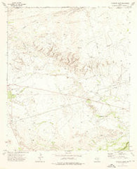 Alligator Draw Texas Historical topographic map, 1:24000 scale, 7.5 X 7.5 Minute, Year 1973