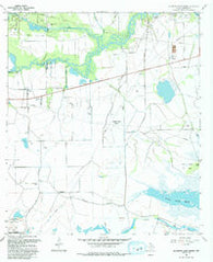 Alligator Hole Marsh Texas Historical topographic map, 1:24000 scale, 7.5 X 7.5 Minute, Year 1993