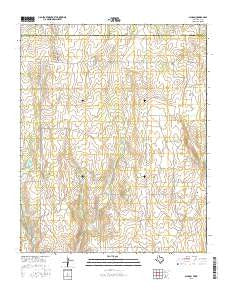Allison Texas Current topographic map, 1:24000 scale, 7.5 X 7.5 Minute, Year 2016
