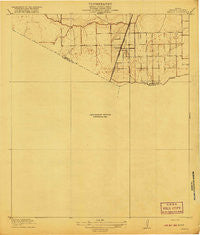 Almeda Texas Historical topographic map, 1:31680 scale, 7.5 X 7.5 Minute, Year 1920