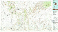 Alpine Texas Historical topographic map, 1:100000 scale, 30 X 60 Minute, Year 1985