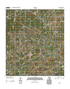 Alum Texas Historical topographic map, 1:24000 scale, 7.5 X 7.5 Minute, Year 2013