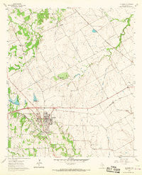 Alvarado Texas Historical topographic map, 1:24000 scale, 7.5 X 7.5 Minute, Year 1961