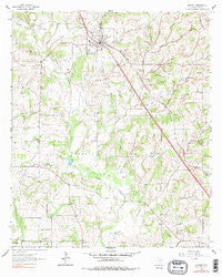 Alvord Texas Historical topographic map, 1:24000 scale, 7.5 X 7.5 Minute, Year 1961