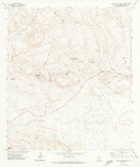 Amarilla Mountain Texas Historical topographic map, 1:24000 scale, 7.5 X 7.5 Minute, Year 1971