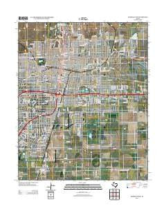 Amarillo East Texas Historical topographic map, 1:24000 scale, 7.5 X 7.5 Minute, Year 2012