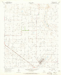 Amherst Texas Historical topographic map, 1:24000 scale, 7.5 X 7.5 Minute, Year 1962