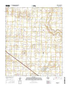 Amherst Texas Current topographic map, 1:24000 scale, 7.5 X 7.5 Minute, Year 2016