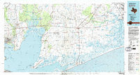 Anahuac Texas Historical topographic map, 1:100000 scale, 30 X 60 Minute, Year 1983