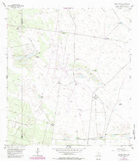 Andrea Ranch Texas Historical topographic map, 1:24000 scale, 7.5 X 7.5 Minute, Year 1956
