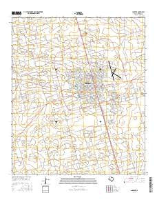 Andrews Texas Current topographic map, 1:24000 scale, 7.5 X 7.5 Minute, Year 2016