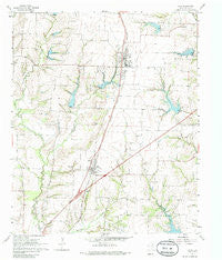 Anna Texas Historical topographic map, 1:24000 scale, 7.5 X 7.5 Minute, Year 1961