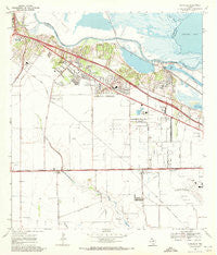 Annaville Texas Historical topographic map, 1:24000 scale, 7.5 X 7.5 Minute, Year 1969