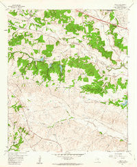 Anneta Texas Historical topographic map, 1:24000 scale, 7.5 X 7.5 Minute, Year 1959