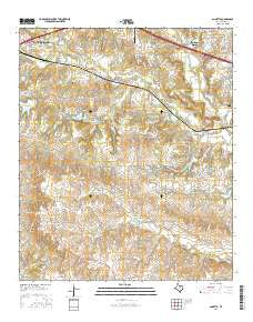 Annetta Texas Current topographic map, 1:24000 scale, 7.5 X 7.5 Minute, Year 2016