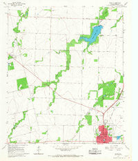 Anson Texas Historical topographic map, 1:24000 scale, 7.5 X 7.5 Minute, Year 1965