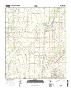 Anson Texas Current topographic map, 1:24000 scale, 7.5 X 7.5 Minute, Year 2016
