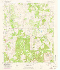 Antelope Texas Historical topographic map, 1:24000 scale, 7.5 X 7.5 Minute, Year 1964