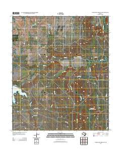 Antelope Creek NE Texas Historical topographic map, 1:24000 scale, 7.5 X 7.5 Minute, Year 2013