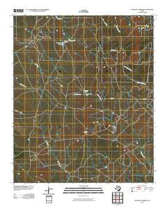 Antelope Creek SE Texas Historical topographic map, 1:24000 scale, 7.5 X 7.5 Minute, Year 2010