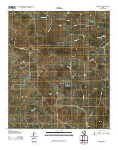Antelope Gap Texas Historical topographic map, 1:24000 scale, 7.5 X 7.5 Minute, Year 2010