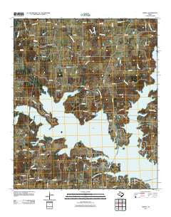 Arbala Texas Historical topographic map, 1:24000 scale, 7.5 X 7.5 Minute, Year 2011