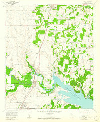 Argyle Texas Historical topographic map, 1:24000 scale, 7.5 X 7.5 Minute, Year 1960
